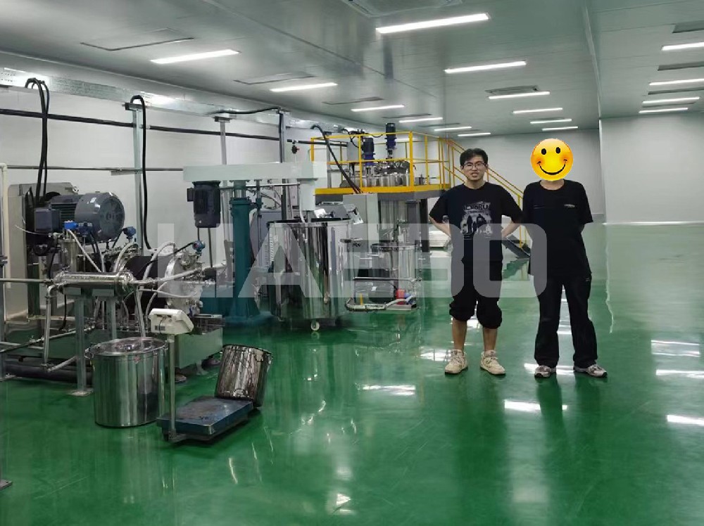 河北某新能源科技有限公司水系導(dǎo)電混合漿料生產(chǎn)線(xiàn)調(diào)試成功